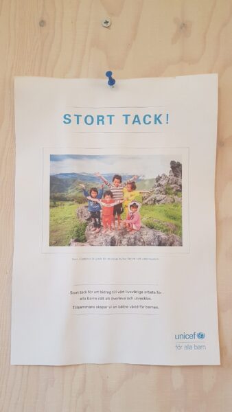 Kunskapsgruppen skänker pengar till Unifex för varje deltagare som anmäler sig