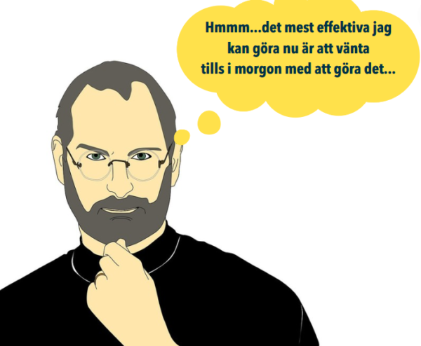 Steve Jobs funderar