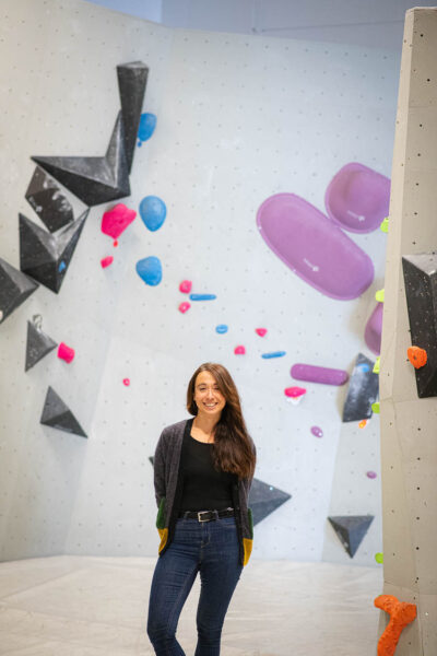 Stefania Gremlin på Klättercentret i Partille