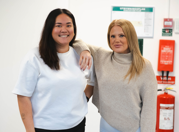 Emma och Mimmie, gick vår kurs i Proffsigt bemötande och service